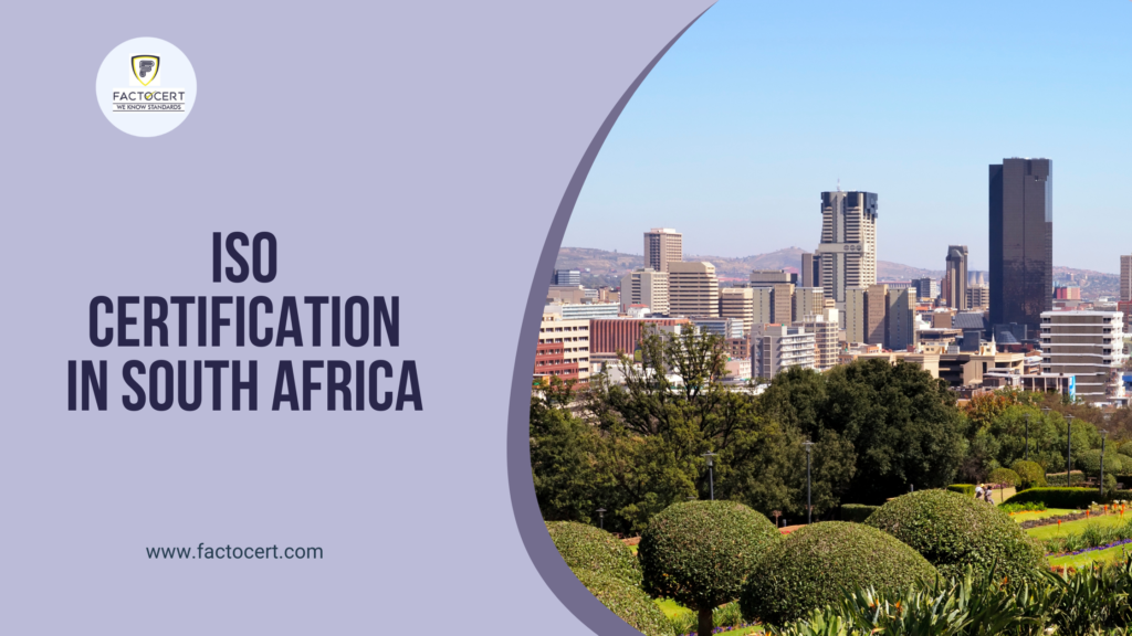 ISO CERTIFICATION IN SOUTH AFRICA