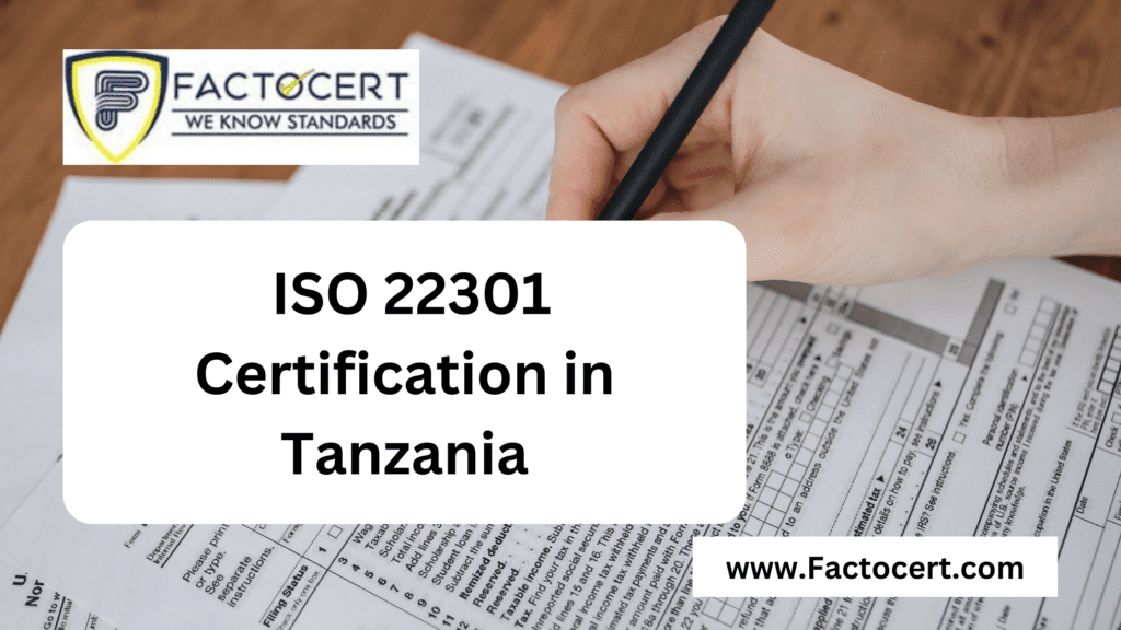 ISO 22301 Certification in Tanzania