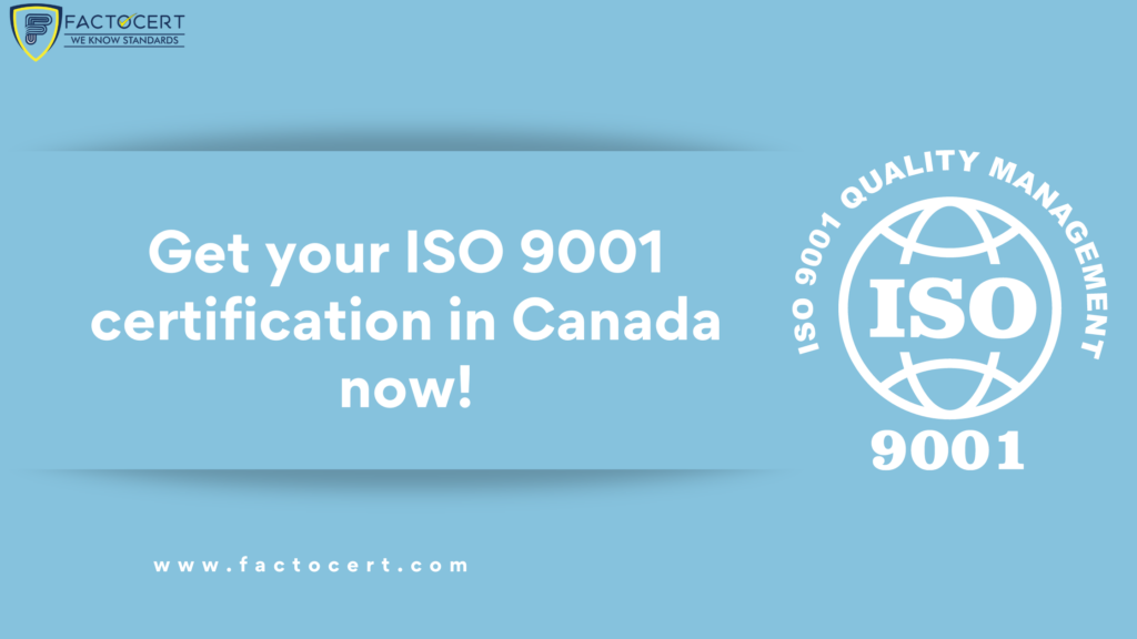 ISO 9001 certification in Canada