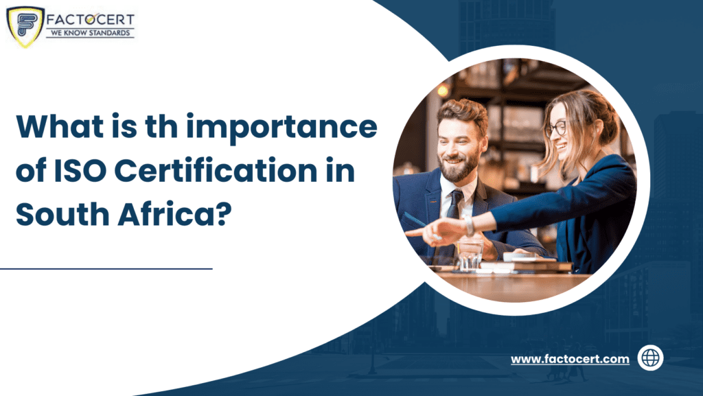 ISO certification in South Africa