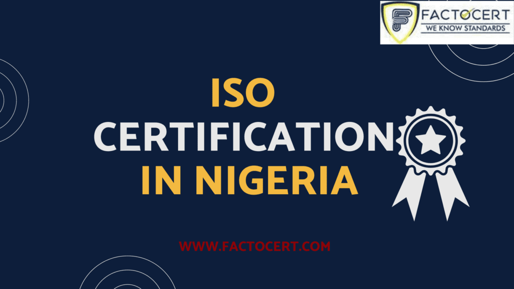 ISO CERTIFICATION IN NIGERIA