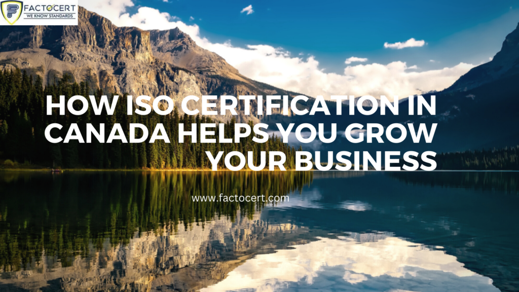 ISO Certification in Canada ISO Certification