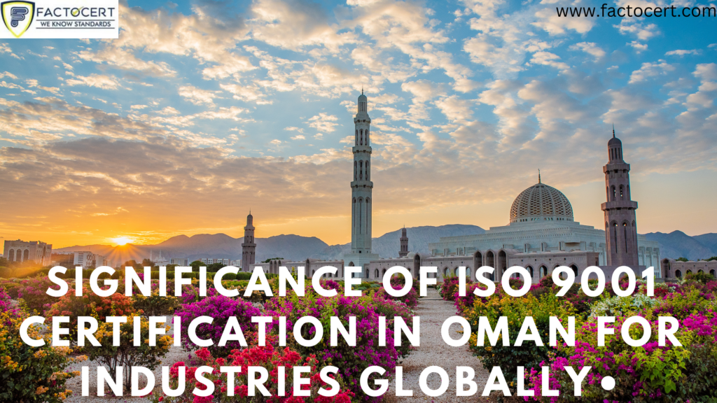 ISO 9001 Certification in OMAN OMAN