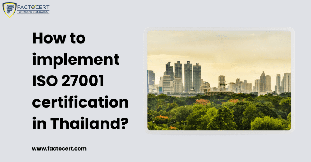 ISO 27001 certification in Thailand