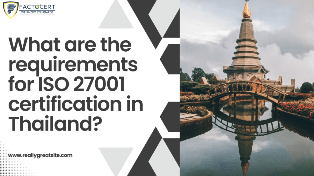 ISO 27001 certification in Thailand