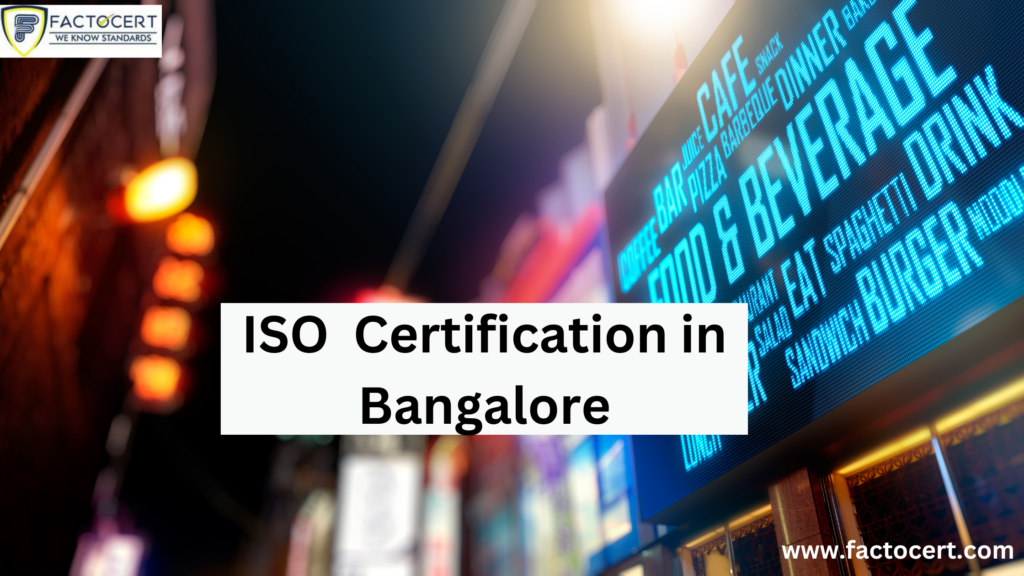 ISO Certification in Bangalore
