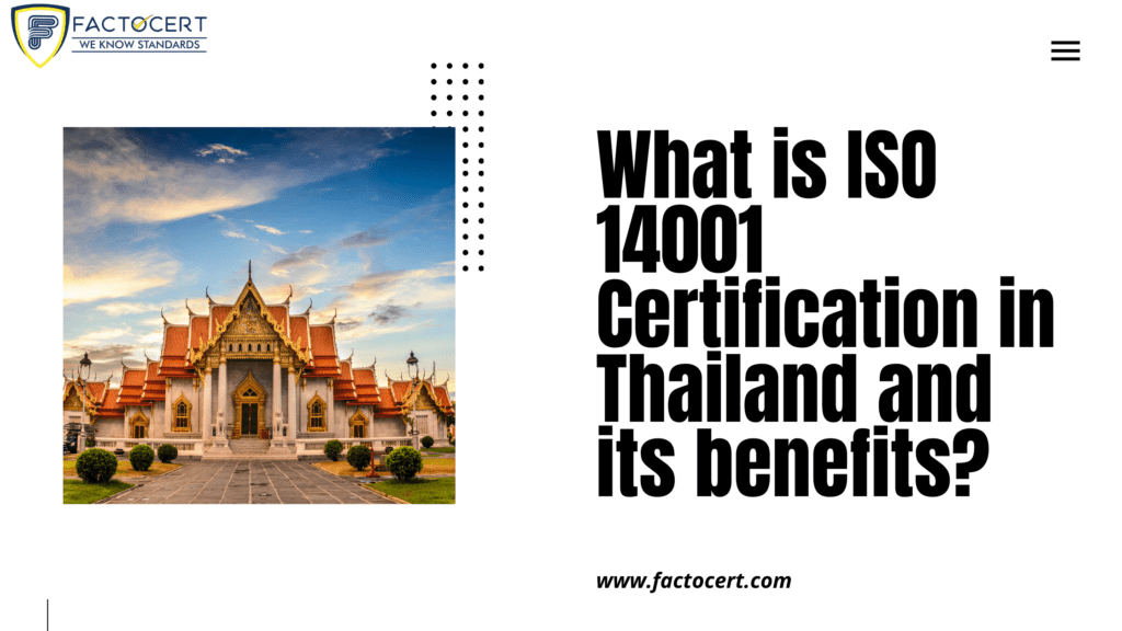 ISO 14001 certification in Thailand