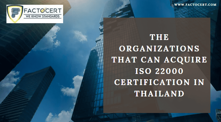 ISO 22000 Certification In Thailand