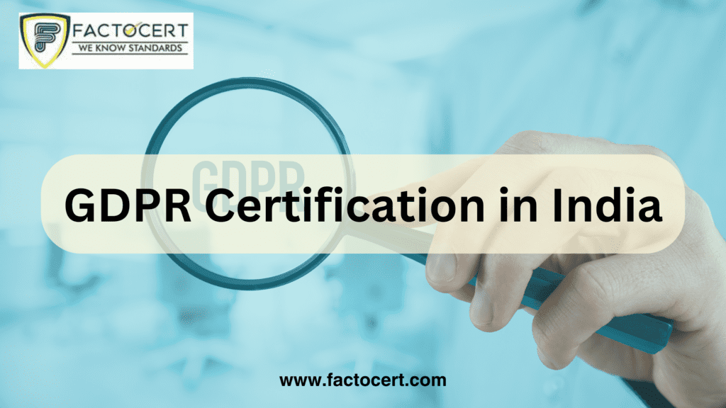 GDPR Certification in India