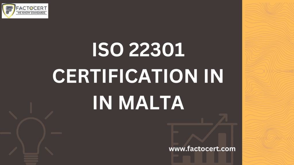 ISO 22301 certification in Malta