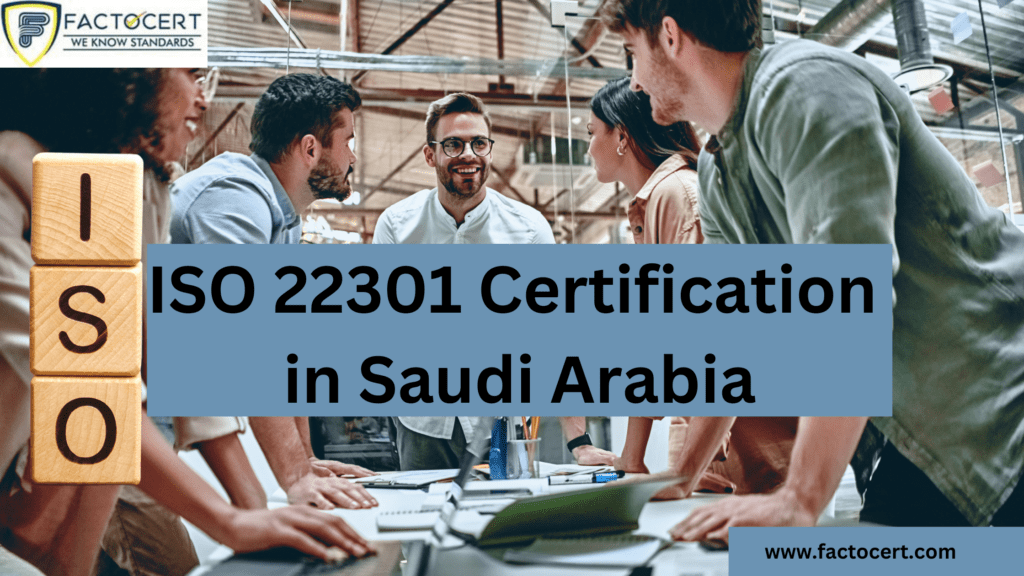 ISO 22301 Certification in Saudi Arabia
