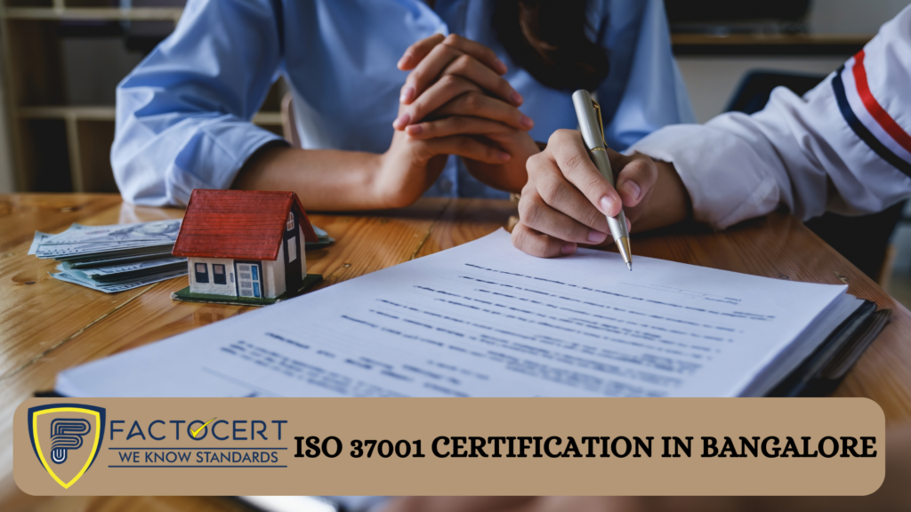 ISO 37001 certification in bangalore