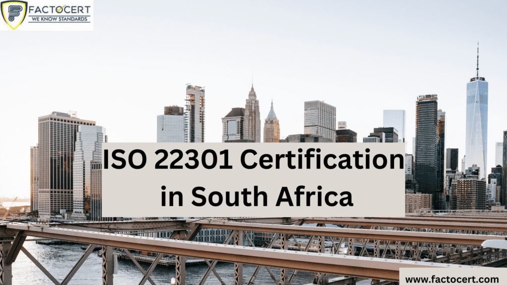 ISO 22301 Certification in South Africa