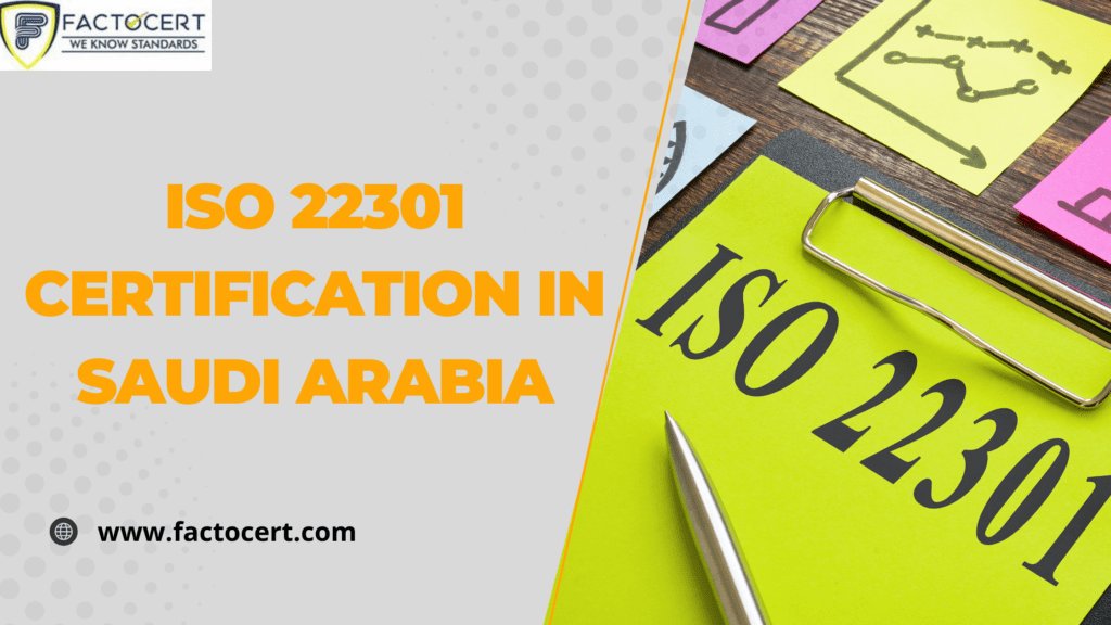 ISO 22301 certification in Saudi Arabia