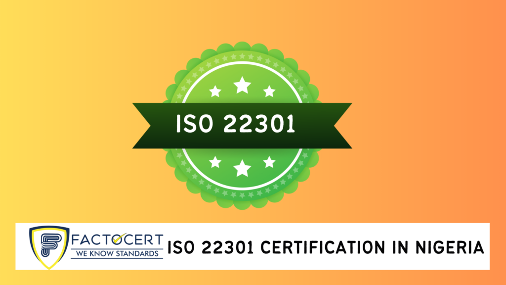 ISO 22301 Certification in Nigeria