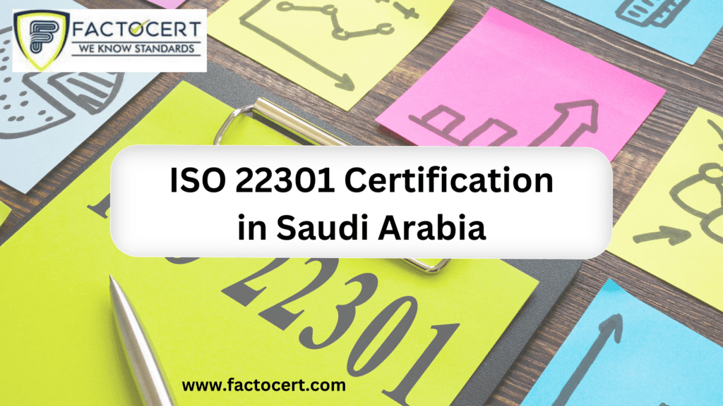 ISO 22301 Certification in Saudi Arabia