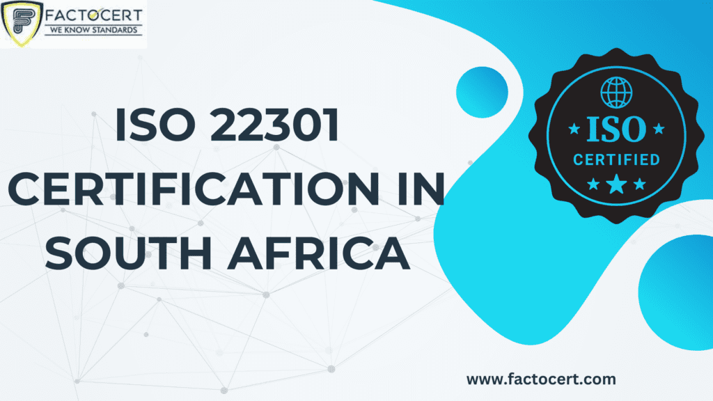 ISO 22301 certification in South Africa