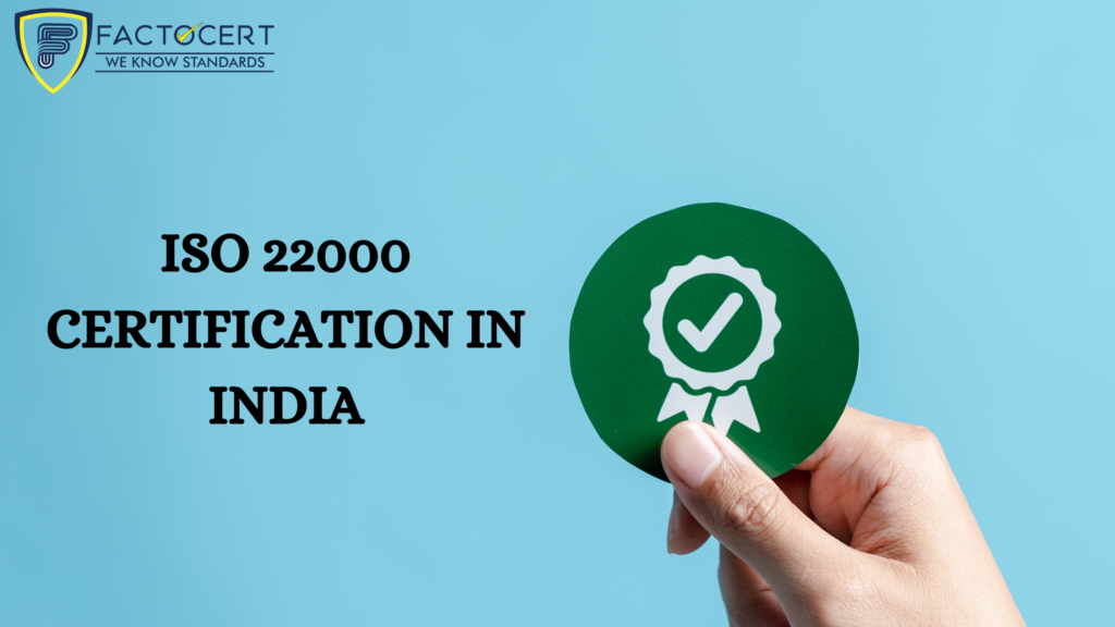 ISO 22000 certification in India
