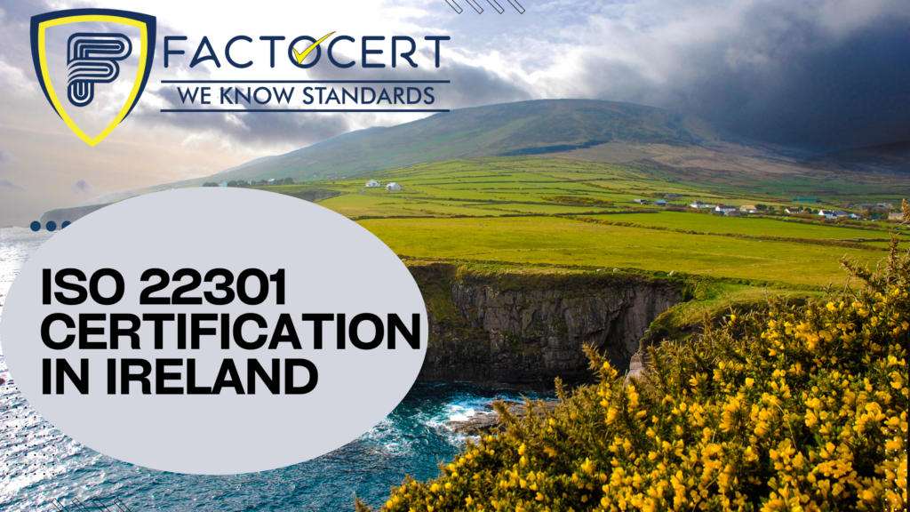 ISO 22301 CERTIFICATION IN IRELAND