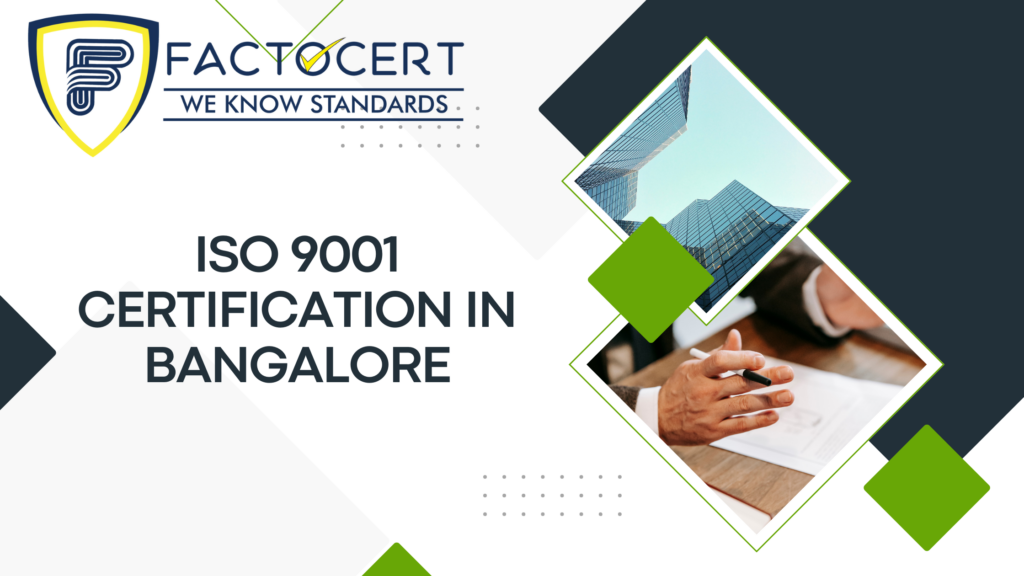 ISO 9001 CERTIFICATION IN BANGALORE